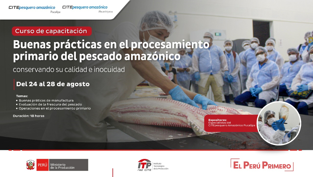 Buenas prácticas en el procesamiento primario del pescado amazónico, conservando su calidad e inocuidad